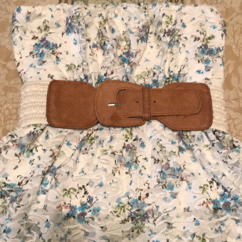 Strapless dress